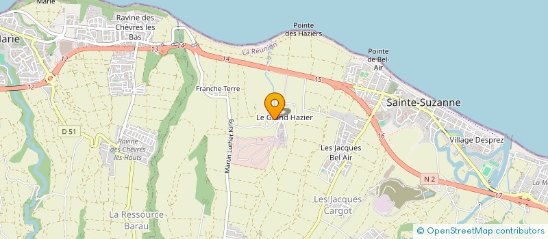 localisation de l'entreprise BADRA KALY DE BEL AIR SAINTE-SUZANNE  SAINTE-SUZANNE