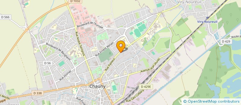 localisation de l'entreprise BADRALSI  CHAUNY