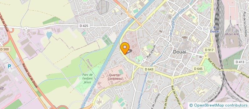 localisation de l'entreprise BADRE INVEST à DOUAI