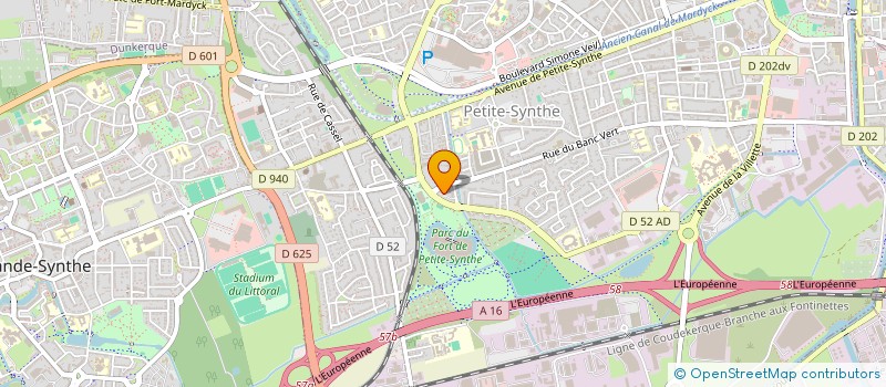 localisation de l'entreprise BADREXPO à DUNKERQUE