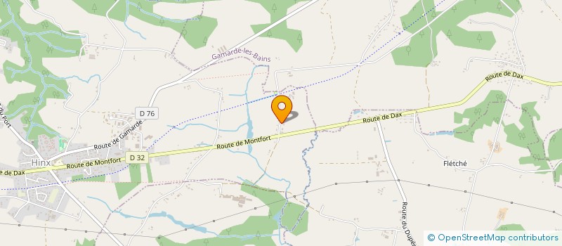 localisation de l'entreprise BADUX  HINX