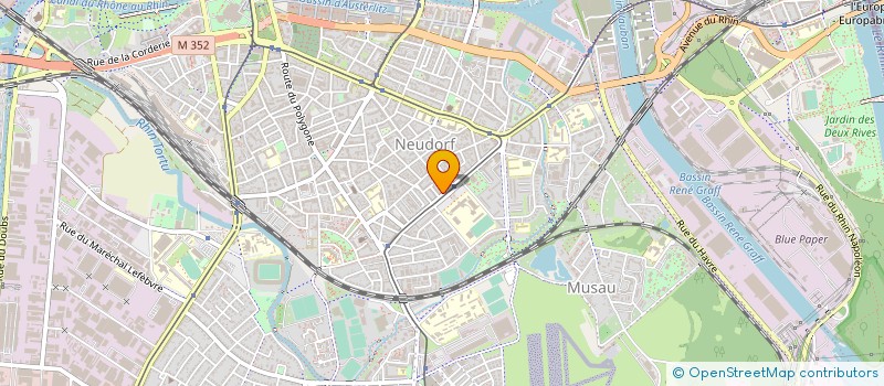 localisation de l'entreprise BADYNA  STRASBOURG