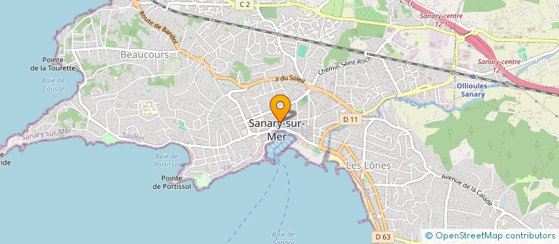 localisation de l'entreprise BADZART DES AMOUREUX à SANARY-SUR-MER