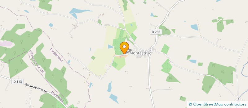 localisation de l'entreprise BAE  MONTASTRUC