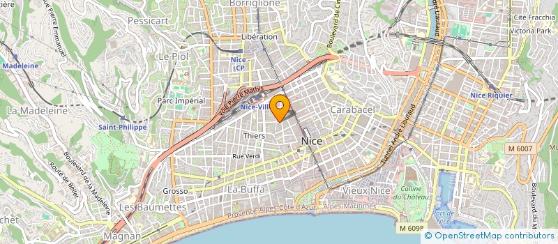 localisation de l'entreprise BAE à NICE