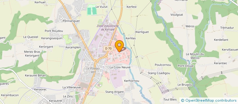 localisation de l'entreprise BAE AR FOREST à CONCARNEAU
