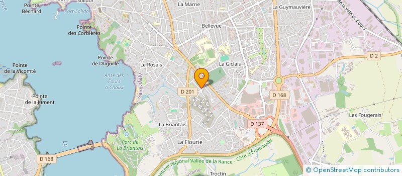 localisation de l'entreprise BAE BAR SNACK CAMPING  SAINT-MALO