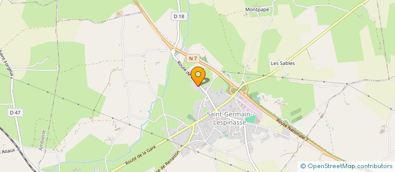 localisation de l'entreprise BAEB CONCEPT à ROANNE