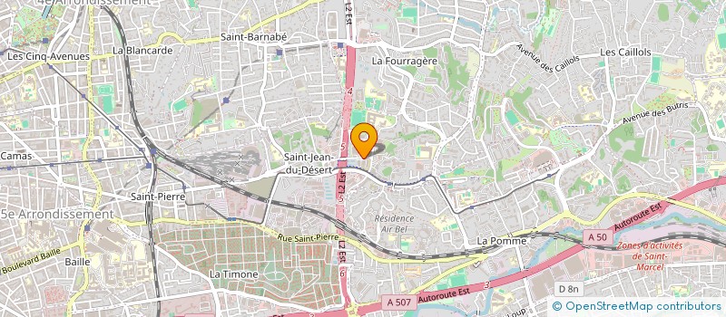 localisation de l'entreprise BAEBA à MARSEILLE
