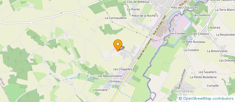 localisation de l'entreprise BAECHTEL  BESSE-SUR-BRAYE