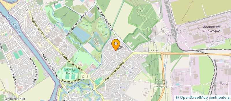 localisation de l'entreprise BAEFA à GRAVELINES