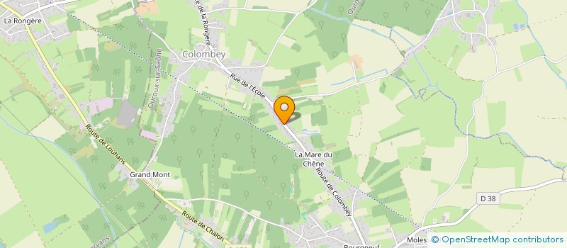 localisation de l'entreprise BAEKEGROUND  OUROUX-SUR-SAONE