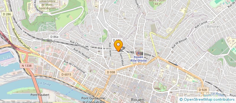 localisation de l'entreprise BAERIMMO  LE PETIT-QUEVILLY