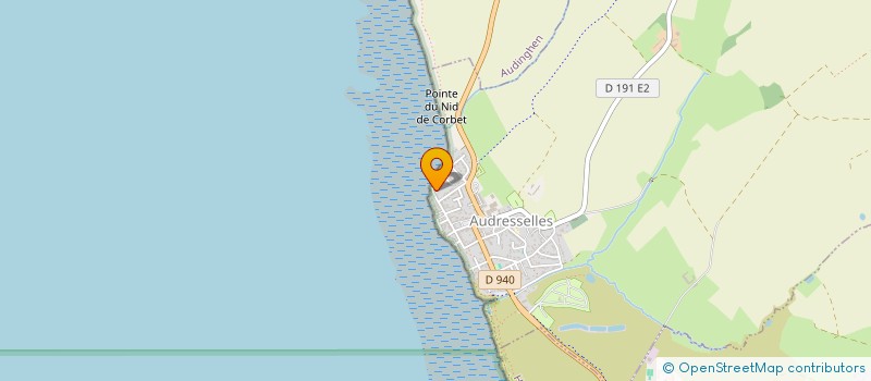 localisation de l'entreprise BAERT - VAN DER STEDE  AUDRESSELLES