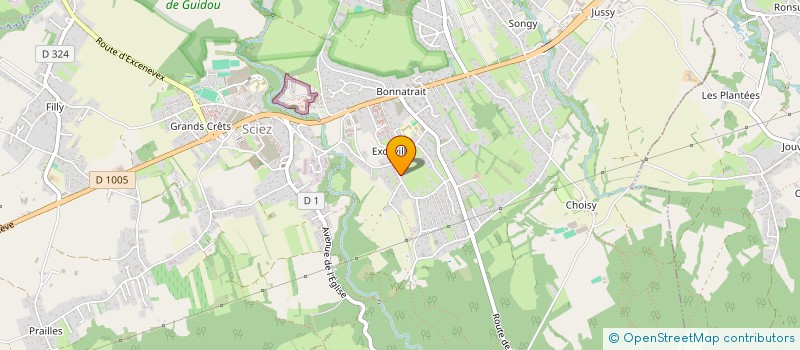 localisation de l'entreprise BAESEN  SCIEZ