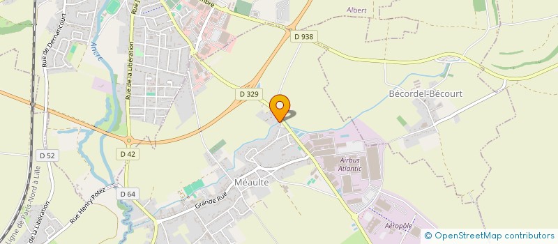 localisation de l'entreprise BAEY LOGISTIQUE  MEAULTE