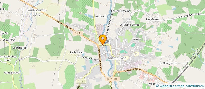 localisation de l'entreprise BAEYE OMETTO  SAINT-MARTIN-D'ARY