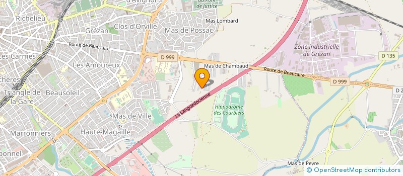 localisation de l'entreprise BAF  NIMES