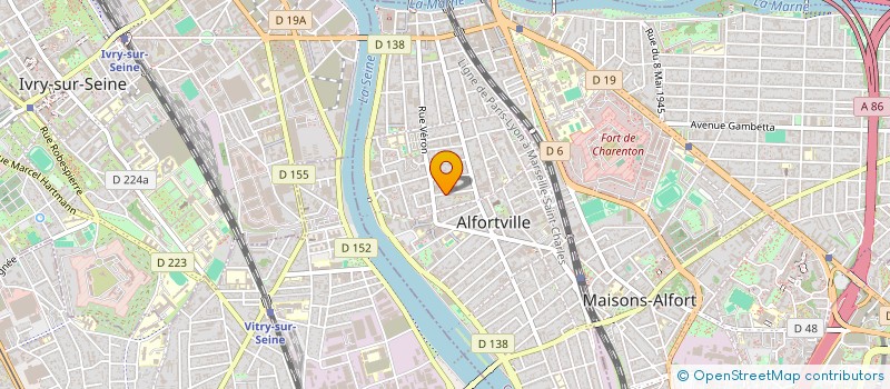 localisation de l'entreprise BAF  ALFORTVILLE