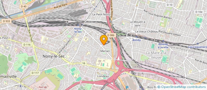 localisation de l'entreprise BAF à NOISY-LE-SEC