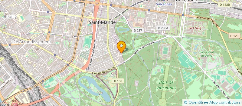 localisation de l'entreprise BAF à SAINT-MANDE