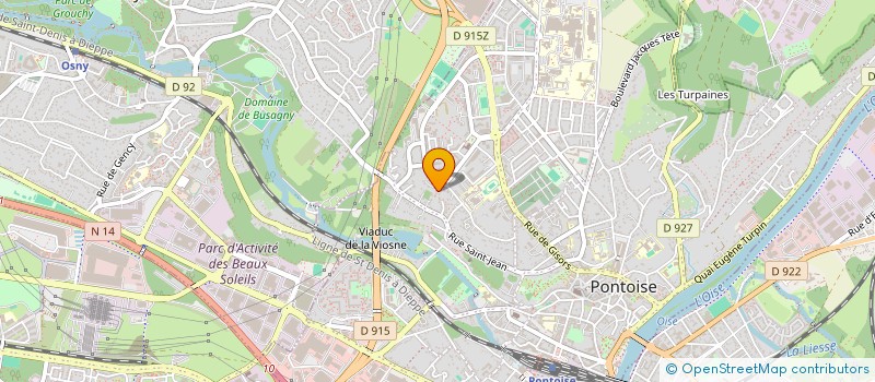 localisation de l'entreprise BAF  PONTOISE