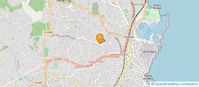 localisation de l'entreprise BAF SE SOIGNER AUTREMENT à ANTIBES