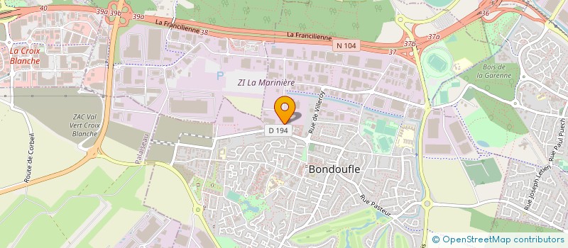 localisation de l'entreprise BAFA  BONDOUFLE