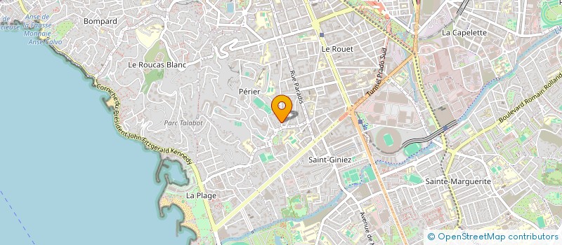 localisation de l'entreprise BAFA INVEST à MARSEILLE