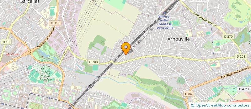 localisation de l'entreprise BAFENERGIES  ARNOUVILLE