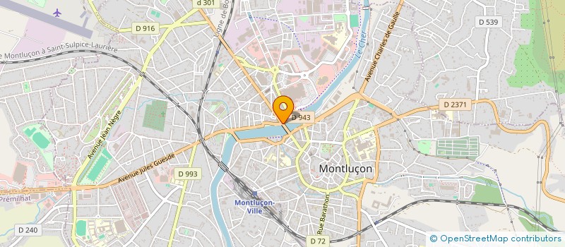 localisation de l'entreprise BAFF à MONTLUCON