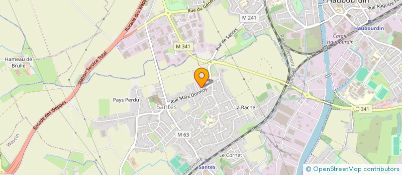 localisation de l'entreprise BAFF  SANTES