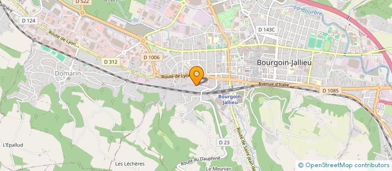 localisation de l'entreprise BAFFADIERE 900 à BOURGOIN-JALLIEU