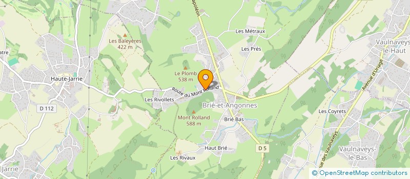 localisation de l'entreprise BAFFERT BARDAGE  BRIE-ET-ANGONNES