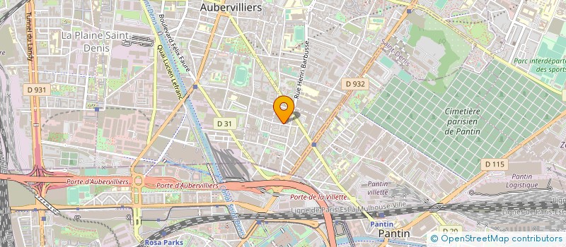 localisation de l'entreprise BAFFY  AUBERVILLIERS