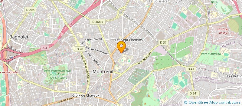 localisation de l'entreprise BAFILA à MONTREUIL