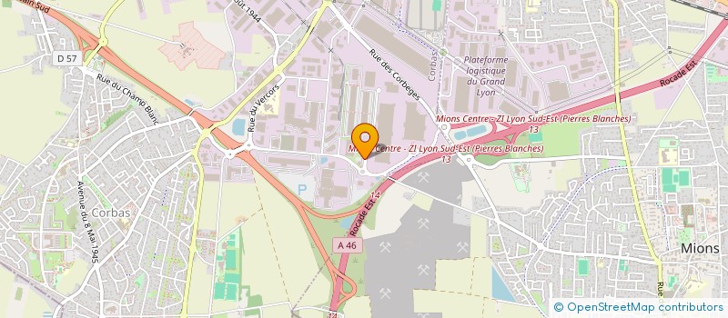 localisation de l'entreprise BAFIRE à CORBAS