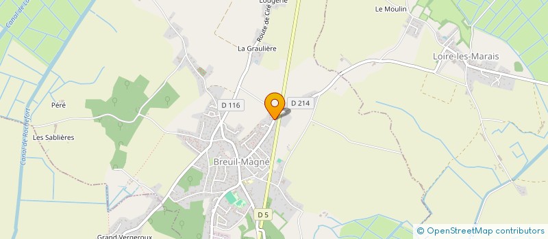 localisation de l'entreprise BAFIRO  BREUIL-MAGNE