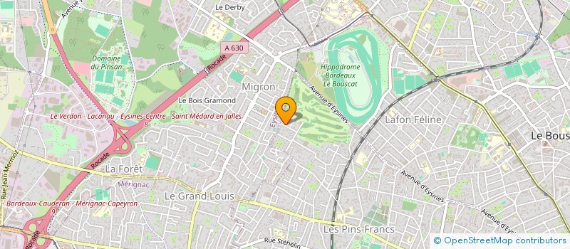 localisation de l'entreprise BAFM à BORDEAUX
