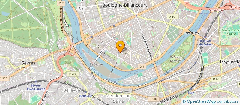 localisation de l'entreprise BAFO S.C.I à BOULOGNE-BILLANCOURT