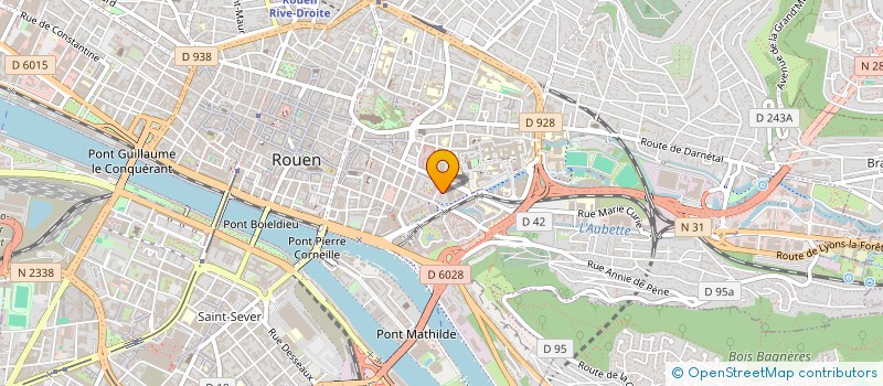 localisation de l'entreprise BAFORM à ROUEN