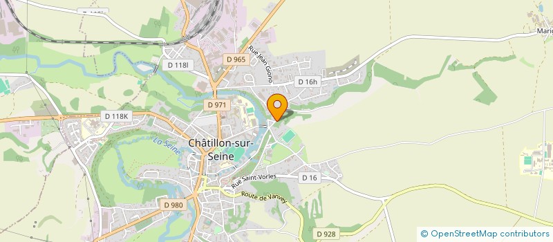 localisation de l'entreprise BAFP  CHATILLON-SUR-SEINE