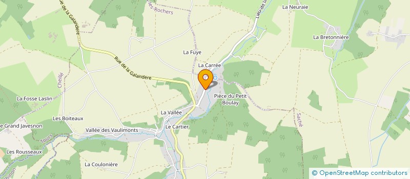 localisation de l'entreprise BAFS  VILLAINES-LES-ROCHERS