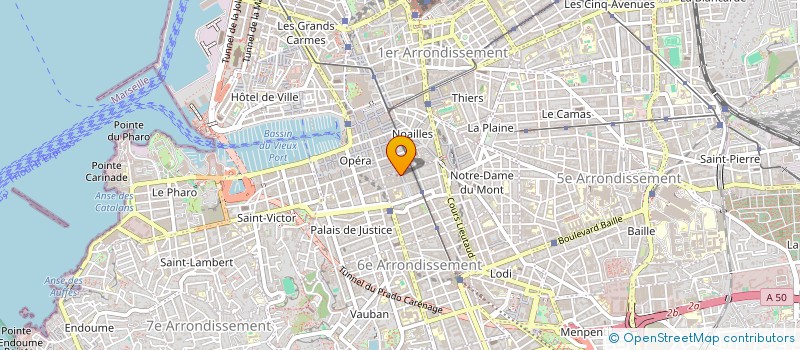 localisation de l'entreprise BAG 2 à MARSEILLE