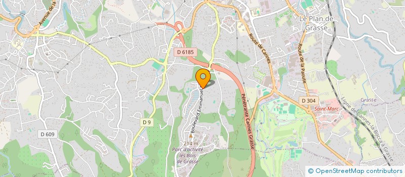 localisation de l'entreprise BAG à GRASSE
