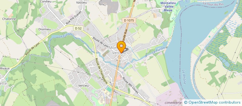 localisation de l'entreprise BAG  MONTALIEU-VERCIEU