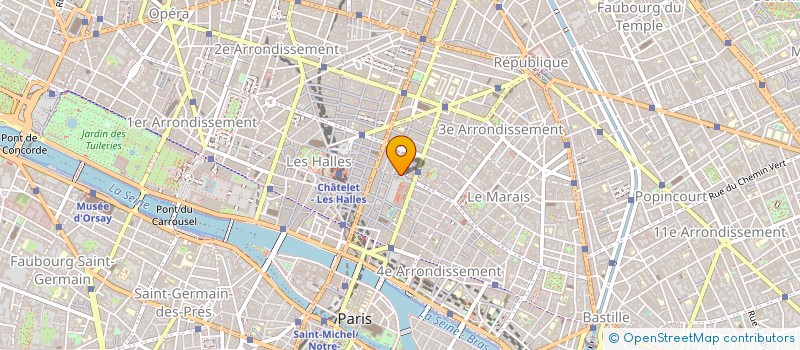 localisation de l'entreprise BAG ARAN à PARIS