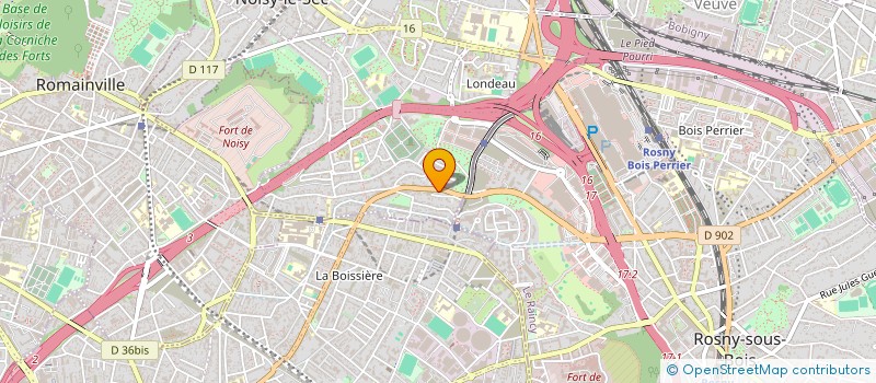 localisation de l'entreprise BAG BTP  NOISY-LE-SEC