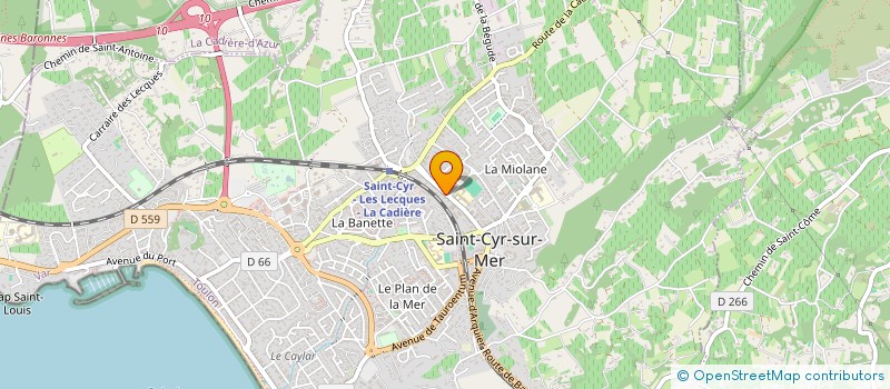 localisation de l'entreprise BAG CONNECTION à SAINT-CYR-SUR-MER
