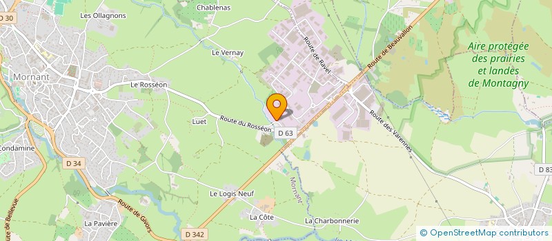 localisation de l'entreprise BAG DISTRIBUTION  MORNANT